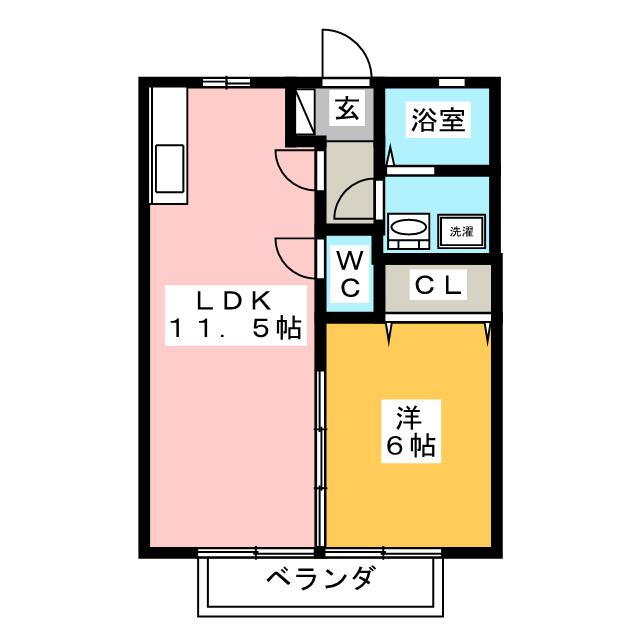 ハイロライマＡ 1階 1LDK 賃貸物件詳細