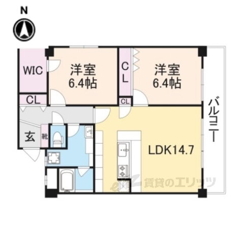 奈良県奈良市大宮町６ 新大宮駅 2LDK マンション 賃貸物件詳細