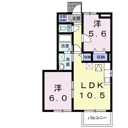 宮城県仙台市太白区袋原字堰場 南仙台駅 2LDK アパート 賃貸物件詳細