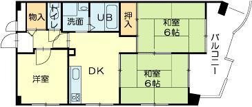 兵庫県高砂市中島３ 宝殿駅 3DK マンション 賃貸物件詳細