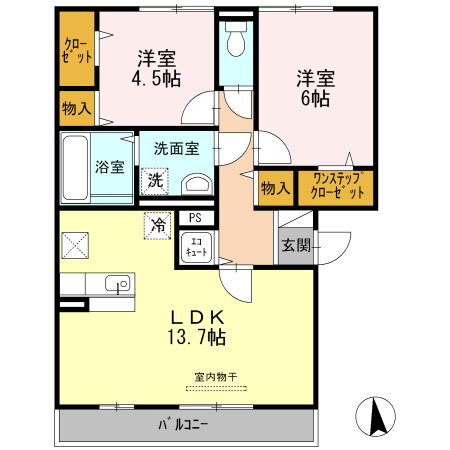 大阪府羽曳野市古市 古市駅 2LDK アパート 賃貸物件詳細