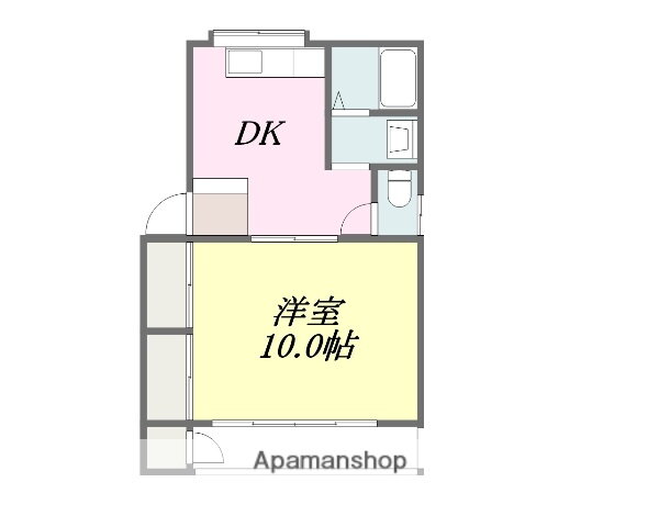 愛媛県松山市中村５ いよ立花駅 1DK アパート 賃貸物件詳細