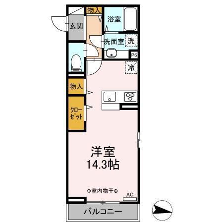 群馬県高崎市宮元町 高崎駅 ワンルーム アパート 賃貸物件詳細