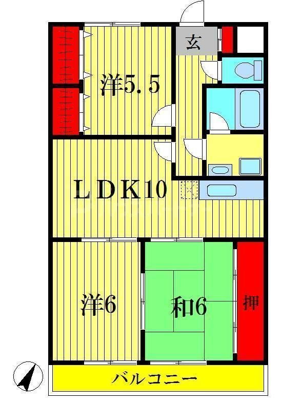 千葉県柏市豊四季 南柏駅 3LDK マンション 賃貸物件詳細