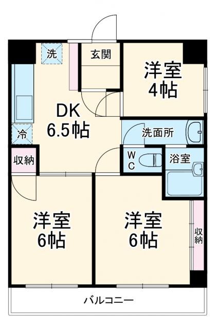 埼玉県新座市東北２ 志木駅 3DK マンション 賃貸物件詳細