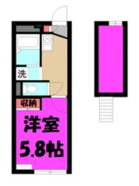 東京都足立区新田３ 王子神谷駅 1K アパート 賃貸物件詳細