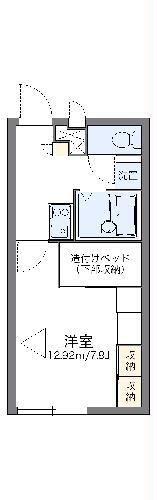 レオパレスコンフォール石橋Ｄ 1階 1K 賃貸物件詳細