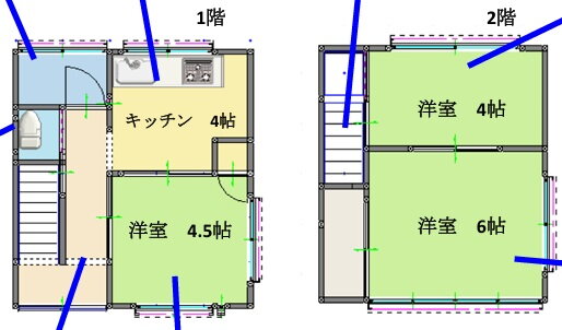 岡山県倉敷市児島稗田町 上の町駅 3K 一戸建て 賃貸物件詳細