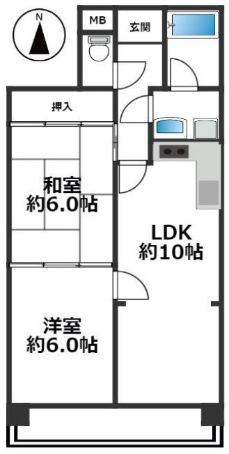兵庫県神戸市兵庫区西橘通２ 高速神戸駅 2LDK マンション 賃貸物件詳細