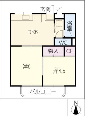 愛知県半田市岩滑中町４ 住吉町駅 2DK アパート 賃貸物件詳細