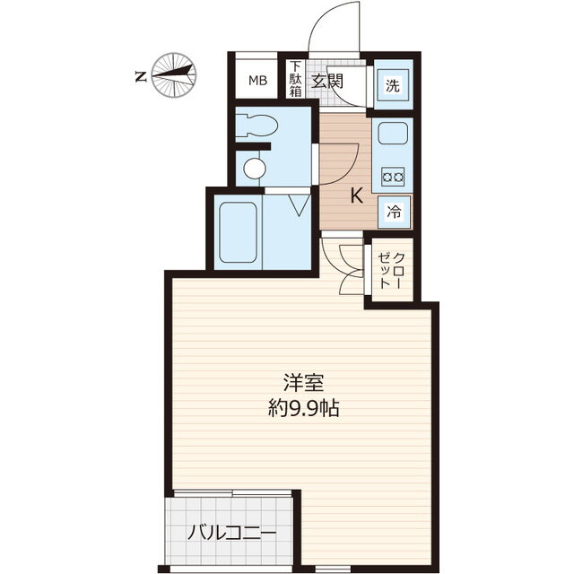 東京都板橋区赤塚８ 西高島平駅 1K マンション 賃貸物件詳細
