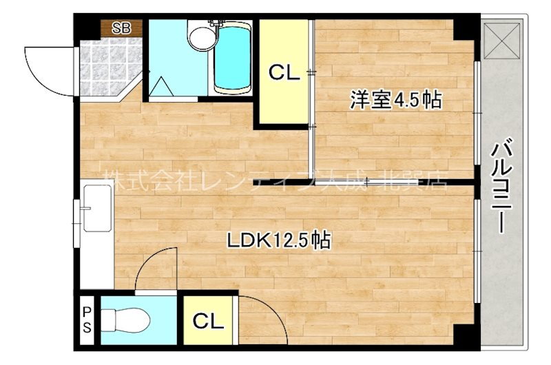 大阪府大阪市生野区巽北４ 北巽駅 1LDK マンション 賃貸物件詳細