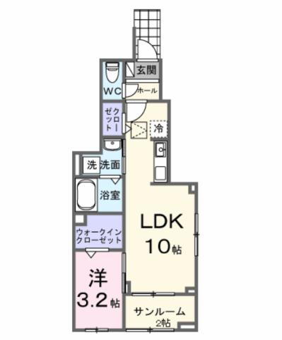 埼玉県鶴ヶ島市新町１ 一本松駅 1LDK アパート 賃貸物件詳細