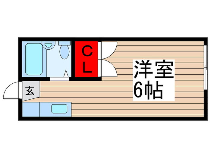 グリーンパレス 2階 ワンルーム 賃貸物件詳細