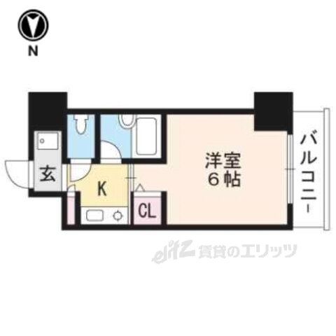 京都府京都市北区衣笠東開キ町 北大路駅 1K マンション 賃貸物件詳細