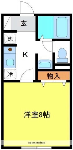 第三麦秀閣Ａ棟 1階 1K 賃貸物件詳細