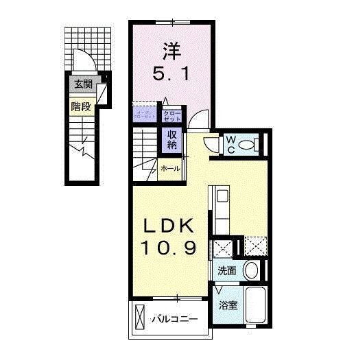 埼玉県志木市下宗岡２ 中浦和駅 1LDK アパート 賃貸物件詳細