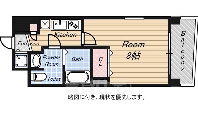 大阪府大阪市福島区吉野５ 西九条駅 1K マンション 賃貸物件詳細