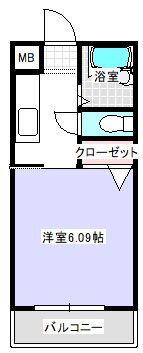 長崎県諫早市永昌町 諫早駅 1K アパート 賃貸物件詳細