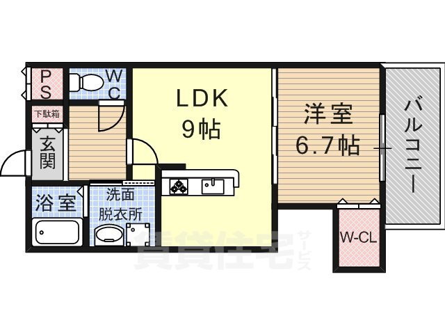 大阪府大阪市東住吉区矢田１ 矢田駅 1LDK アパート 賃貸物件詳細