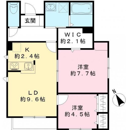 東京都目黒区祐天寺１ 祐天寺駅 2LDK アパート 賃貸物件詳細