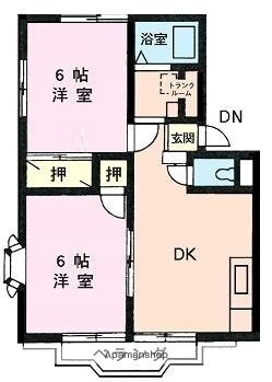 サンシティ東雲Ａ棟 1階 2DK 賃貸物件詳細