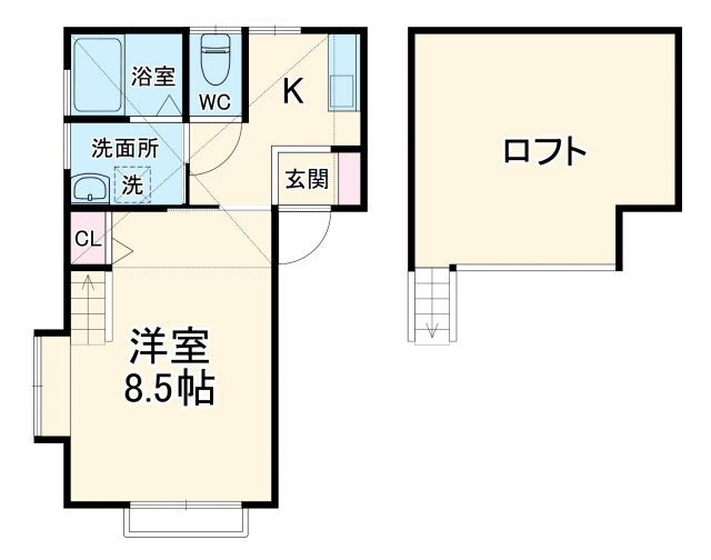 埼玉県川口市大字芝 蕨駅 1K アパート 賃貸物件詳細