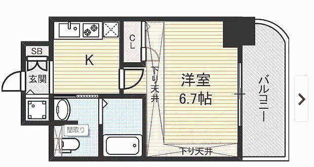 大阪府大阪市浪速区日本橋３ 難波駅 1K マンション 賃貸物件詳細