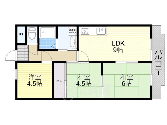 大阪府豊中市桜の町７ 少路駅 3LDK マンション 賃貸物件詳細