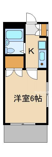 スターフラッツ 1階 1K 賃貸物件詳細