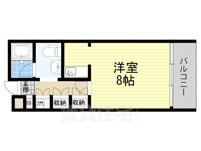 カーサマニエラ 4階 ワンルーム 賃貸物件詳細