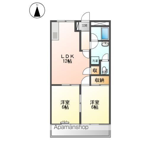 サンハイムシバ 1階 2LDK 賃貸物件詳細