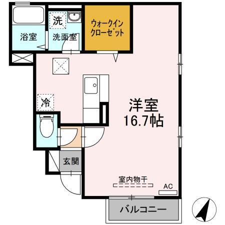 鳥取県米子市福市 東山公園駅 ワンルーム アパート 賃貸物件詳細