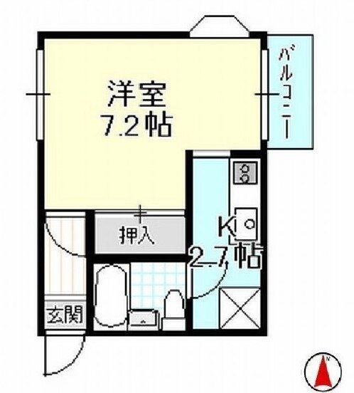 静岡県浜松市中央区砂山町 1K アパート 賃貸物件詳細