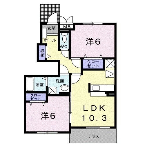 和歌山県橋本市胡麻生 御幸辻駅 2LDK アパート 賃貸物件詳細