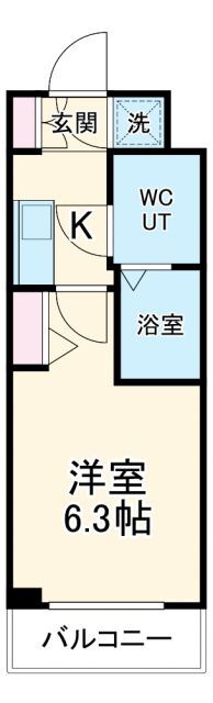 スパシエヒルズ横浜妙蓮寺 4階 1K 賃貸物件詳細