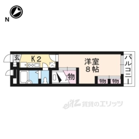 滋賀県草津市木川町 草津駅 1K アパート 賃貸物件詳細