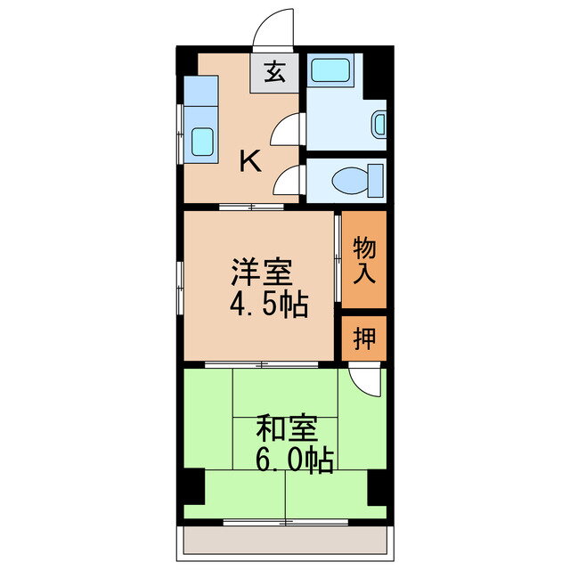 愛知県名古屋市中区新栄３ 千種駅 2K マンション 賃貸物件詳細