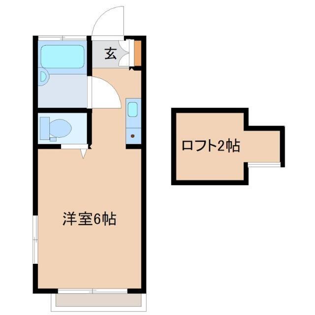 東京都国立市西２ 西国立駅 1K アパート 賃貸物件詳細