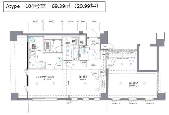 東京都目黒区駒場３ 神泉駅 2LDK マンション 賃貸物件詳細
