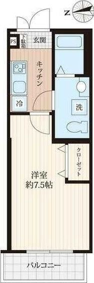 神奈川県横浜市鶴見区東寺尾３ 生麦駅 1K アパート 賃貸物件詳細
