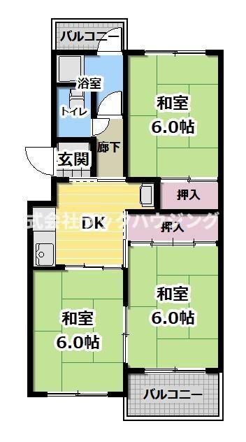 大阪府大阪市旭区大宮４ 千林大宮駅 3DK マンション 賃貸物件詳細