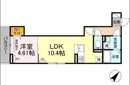 グラナーデ新宿 2階 1LDK 賃貸物件詳細