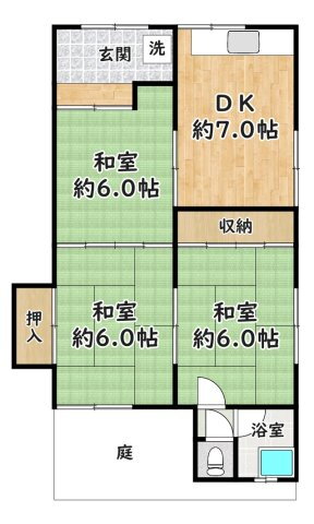 林文化 3DK 賃貸物件詳細