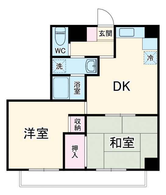 神奈川県川崎市多摩区東生田１ 向ヶ丘遊園駅 2DK マンション 賃貸物件詳細