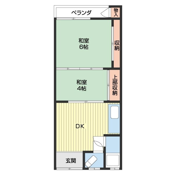 和歌山県和歌山市和歌浦南３ 紀三井寺駅 2DK アパート 賃貸物件詳細