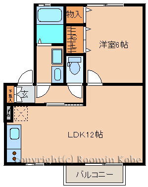 兵庫県明石市魚住町住吉３ 魚住駅 1LDK アパート 賃貸物件詳細