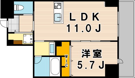 福岡県北九州市小倉北区大門２ 西小倉駅 1LDK マンション 賃貸物件詳細