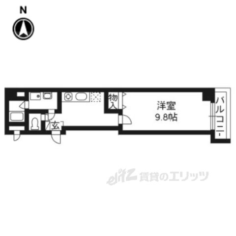 京都府京都市下京区高辻大宮町 大宮駅 1K マンション 賃貸物件詳細