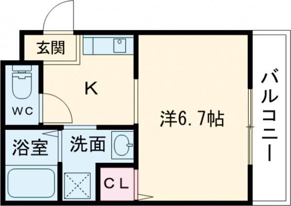 大阪府大東市錦町 四条畷駅 1K マンション 賃貸物件詳細